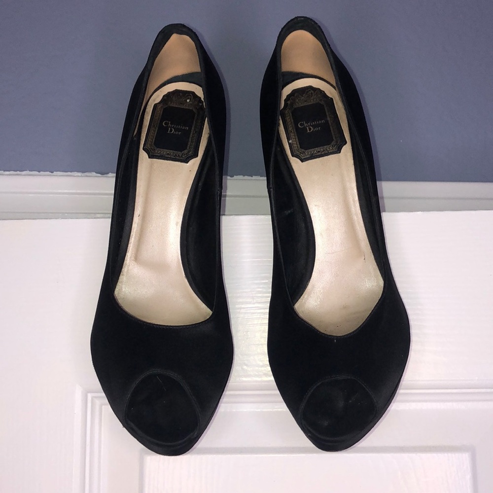 Christian Dior black pumps